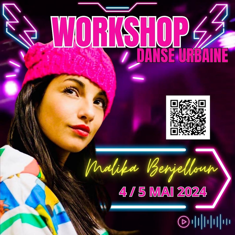 Workshop Malika Benjelloun en Danse urbaine avec step dance's