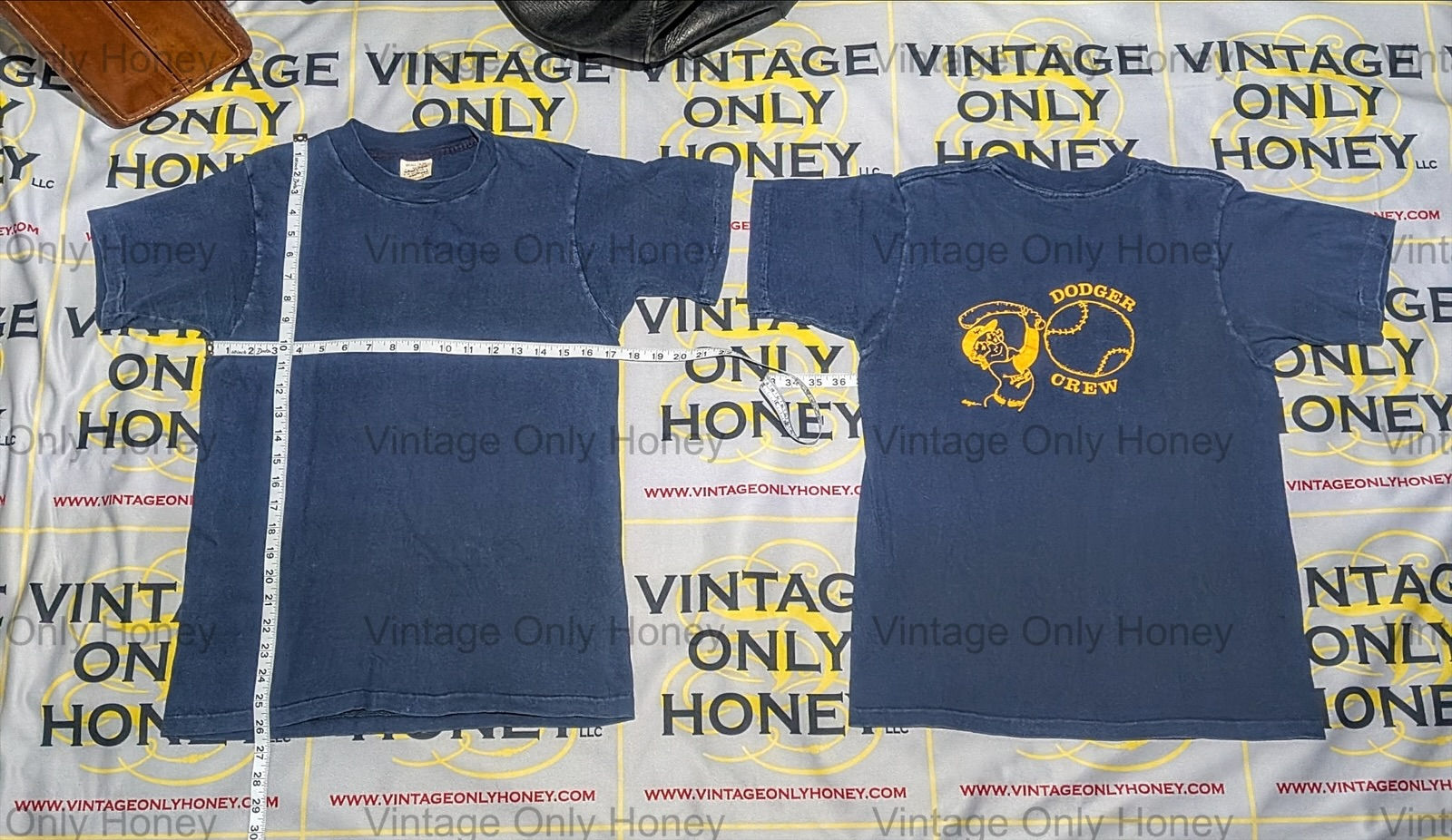 Vintage LA Dodger Crew T-Shirt Blue