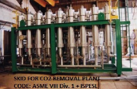 CO2 REMOVAL PLANT - SKID MOUNTED Tubital