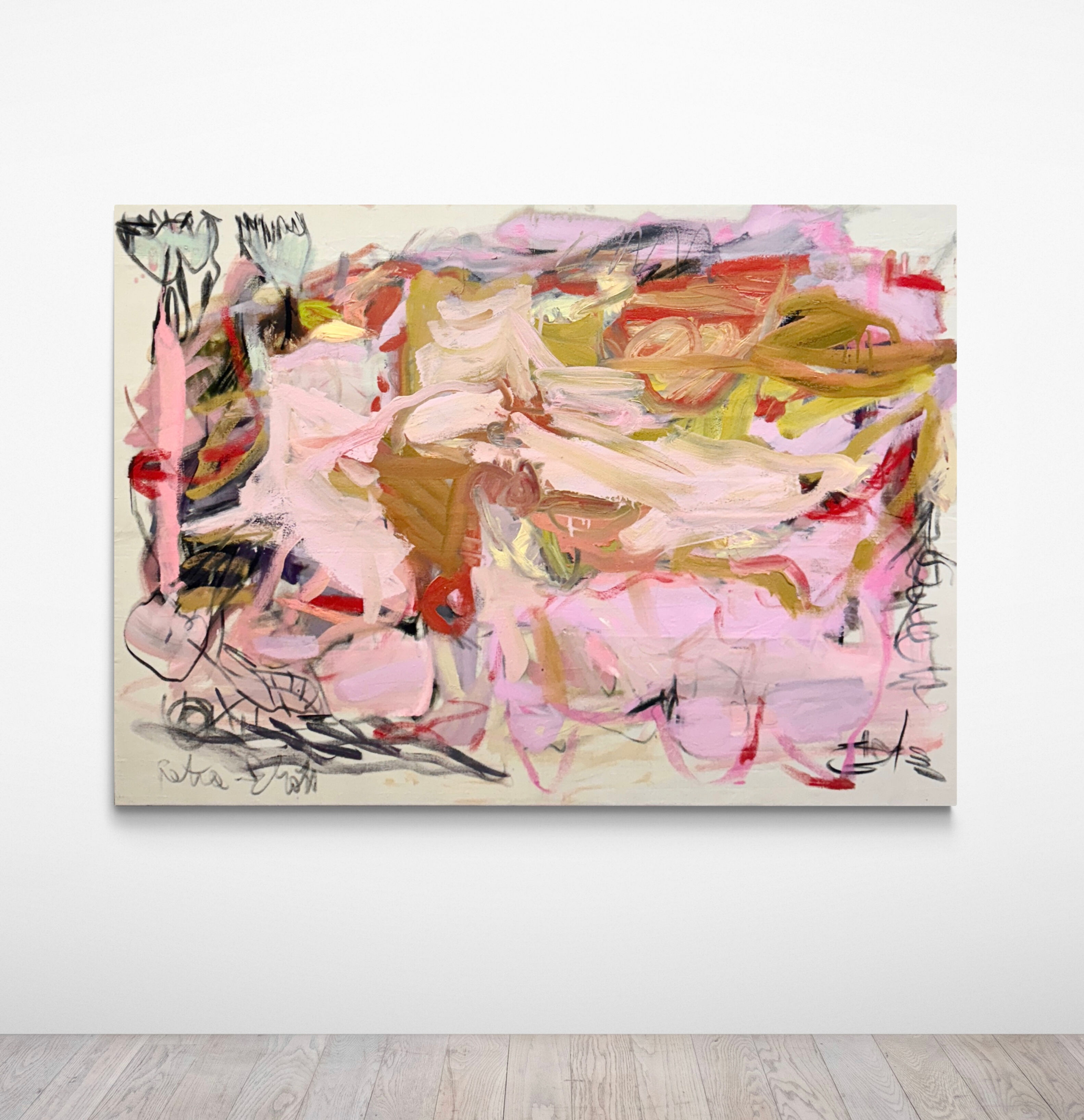 Gemälde mit dem Titel  Sweet Chaotic Love