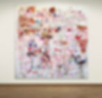 Miniaturbild: Gemälde mit dem Titel Carpet of Life, 290x290cm.