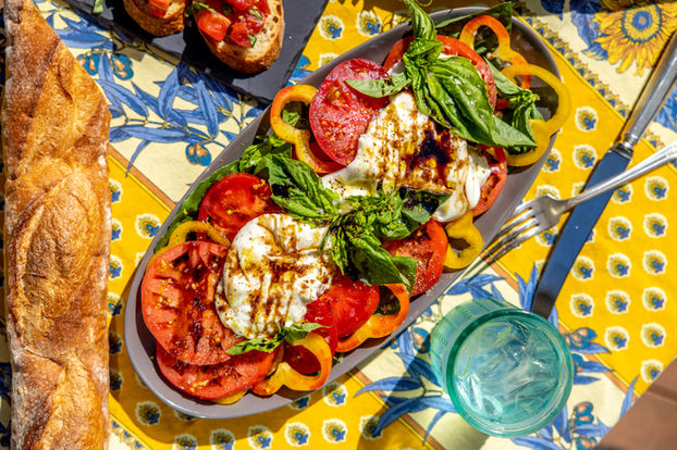 A Summer Swell promotional recipe, captured during a photo shoot in Point Reyes, CA.