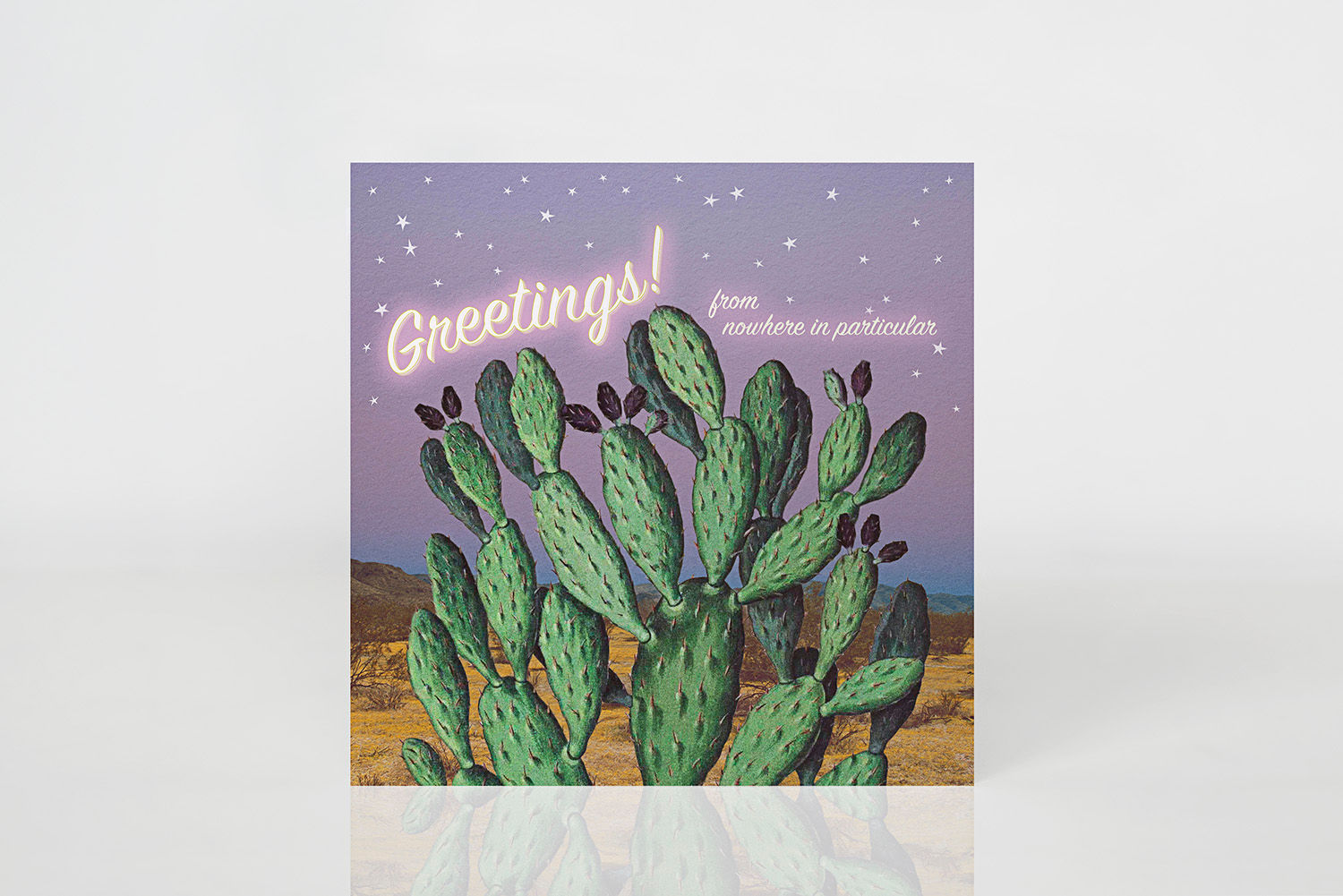 Greetings From Nowhere Notecard