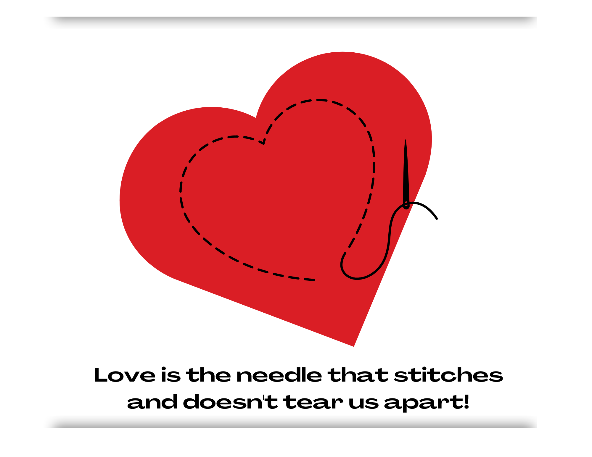 Love is the Needle - Short Sleeve Tee
