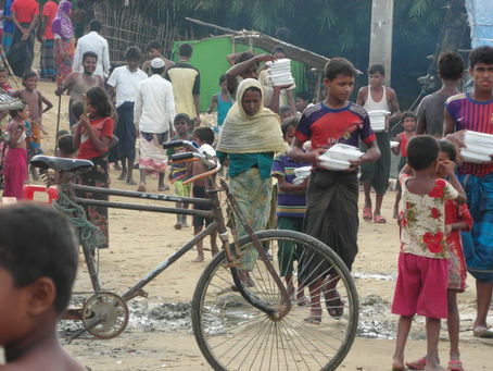 “Safety, Smiles, and Security: APBN-16 on Duty for Rohingya Families”