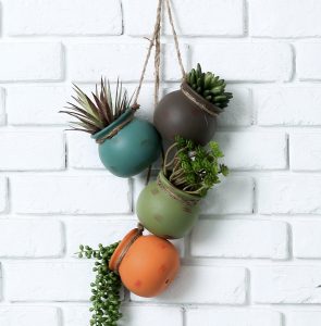 Desert Color Ceramic 4 Pot Set