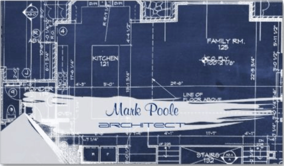 architecture drawing background business card