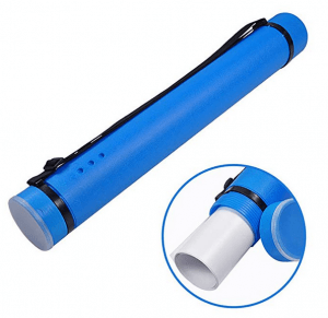 Poster Tube with Strap Plastic Expanding Poster Tube