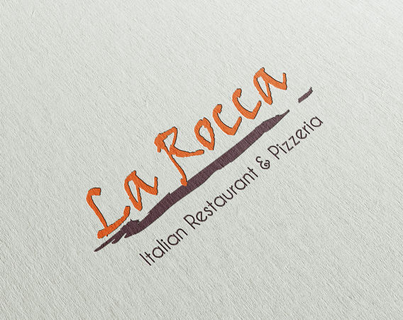 Restaurant logo zoomed in on a menu.