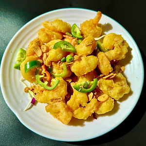 Salt & pepper prawn (no shell)