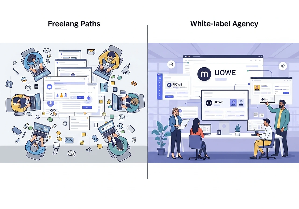 Freelancers vs. White-Label Agency: Making the Right Choice for Sustainable Scaling