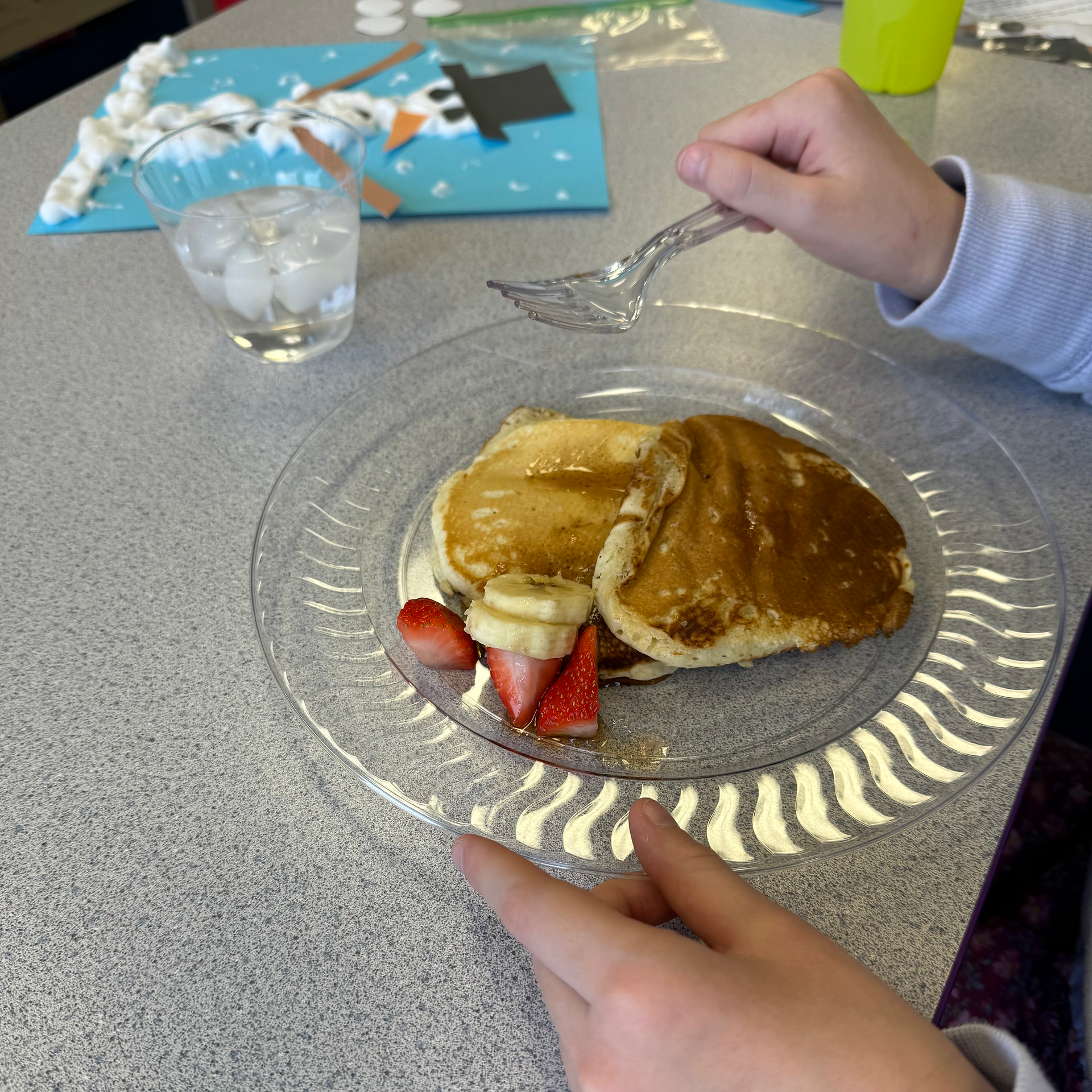 Make Your Own Pancakes at River Academy of Excellence Breakfast Event
