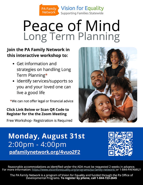 Peace of Mind Planning August 31, 2026