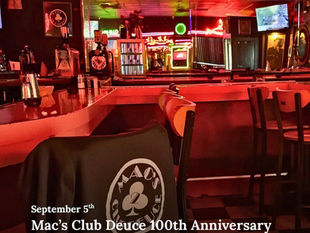 TeconTe Miami's Instagram Post Sharing Mac's Club Deuce's 100th Anniversary Block Party on September 5, 2026