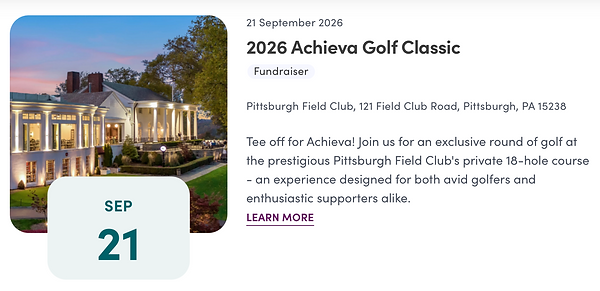 2026 Achieva Golf Classic September 21, 2026