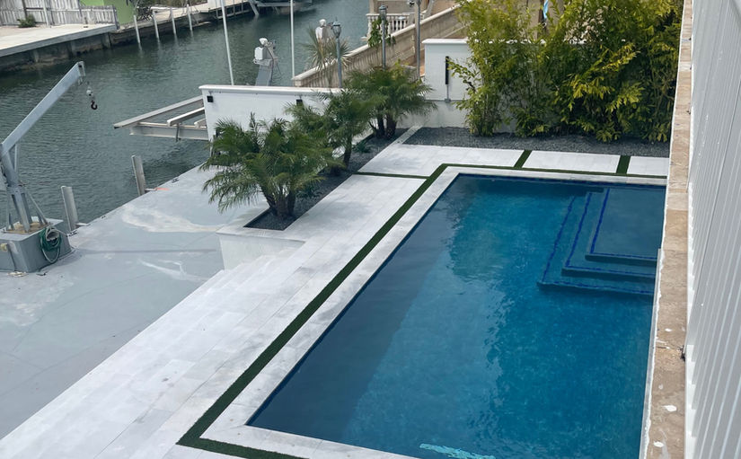 Photo of Ocean Gate; outdoor pool on canal