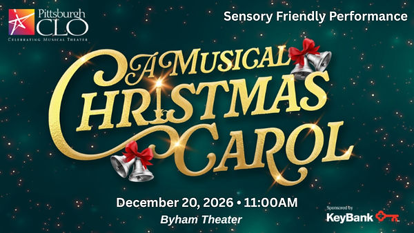 A Musical Christmas Carol Sensory Friendly Performance December 20, 2026
