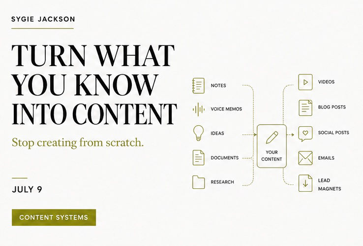 Turn What You Know Into Content