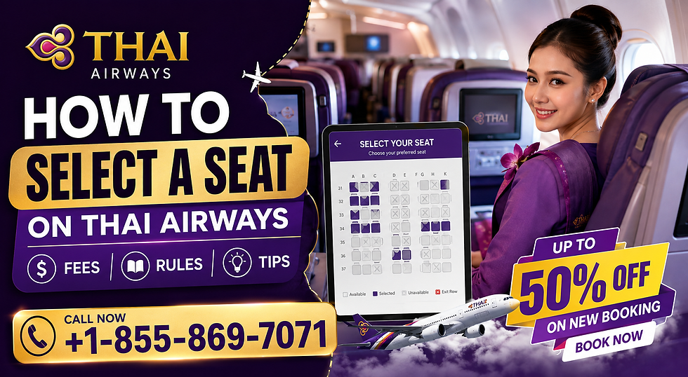 How to Select a Seat on Thai Airways Fees, Rules & Tips