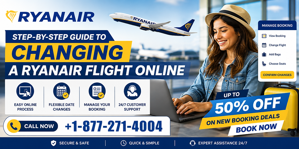 Step-by-Step Guide to Changing a Ryanair Flight Online