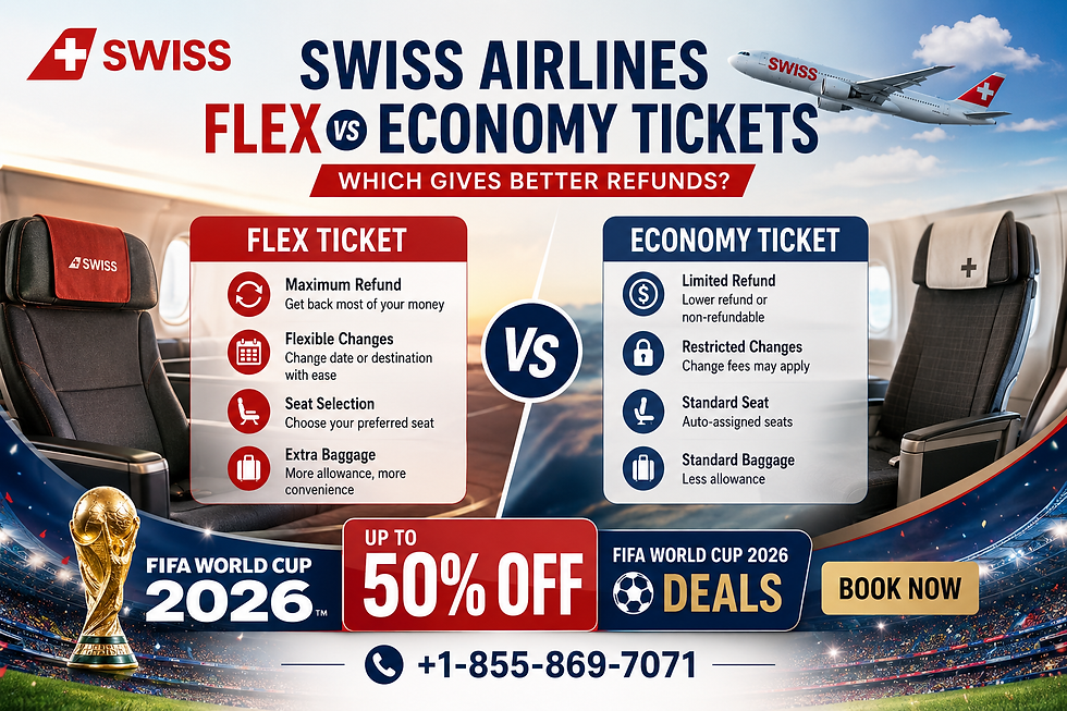 Swiss Airlines Flex vs Economy Tickets: Which Gives Better Refunds?