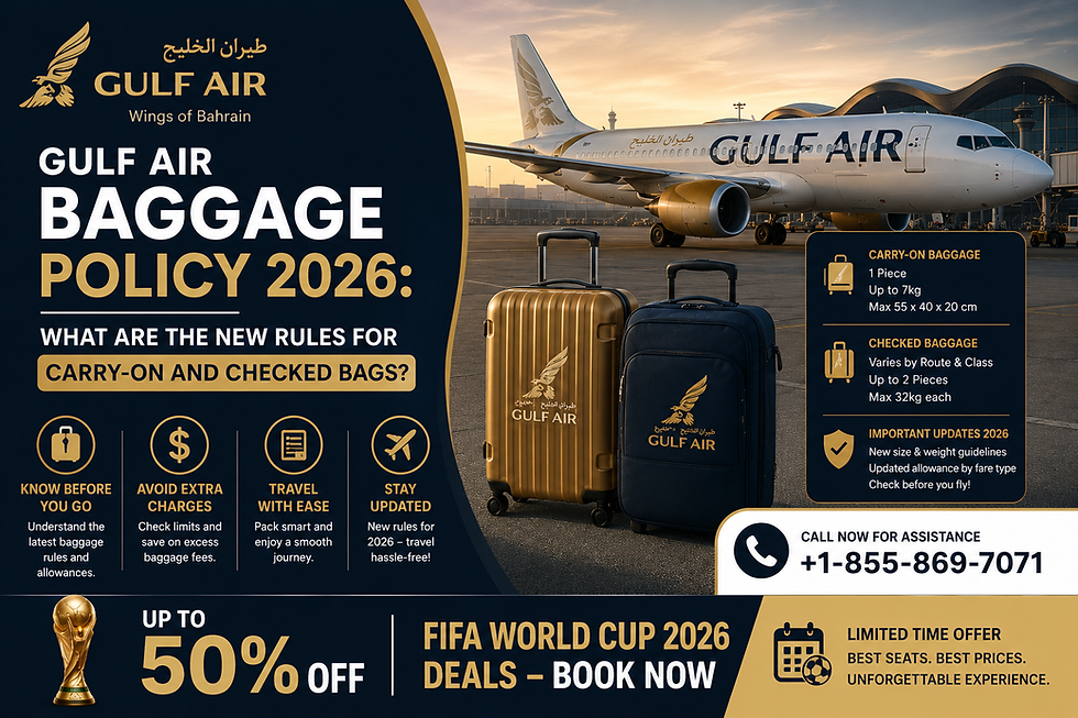 Gulf Air Baggage Policy 2026
