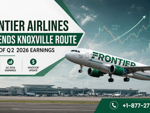 Frontier Airlines Suspends Knoxville Route Ahead of Q2 2026 Earnings Report