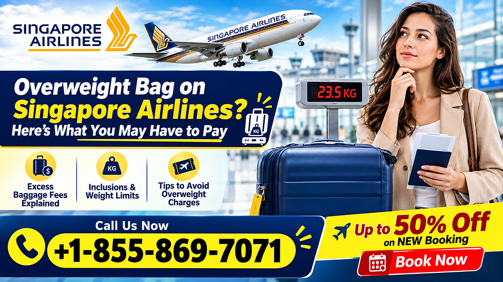 Overweight Bag on Singapore Airlines? Here’s What You May Have to Pay