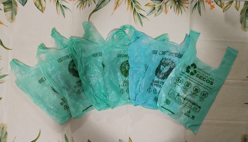 Improviso legal: se aprovado, projeto permitirá distribuição de sacolinhas verdes, compostas por plástico