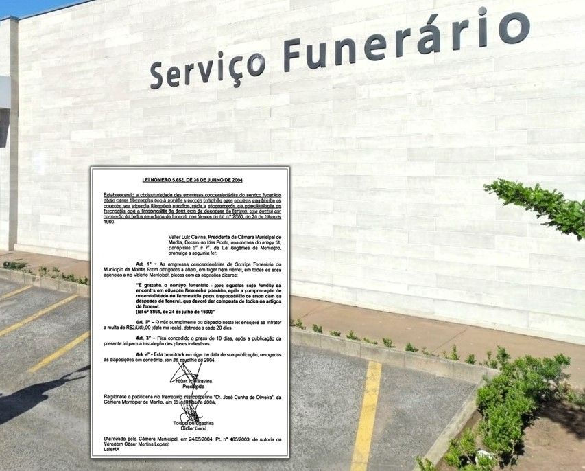 'Lei fantasma': norma que determina fixação de cartaz sobre gratuidade não é cumprida no Velório