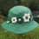 Thumbnail: Green Flower Felt Hat