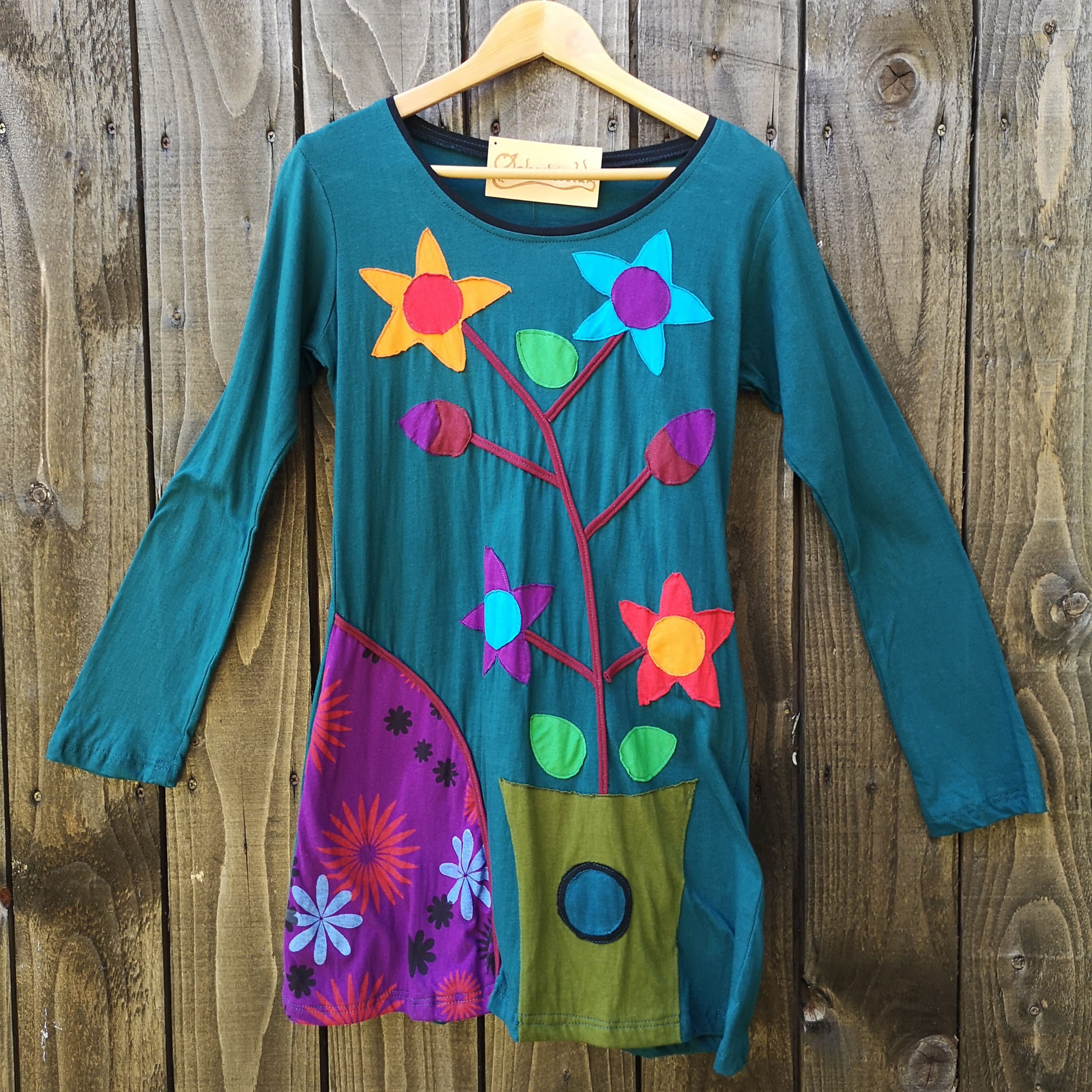 Blue Flower Top/Dress