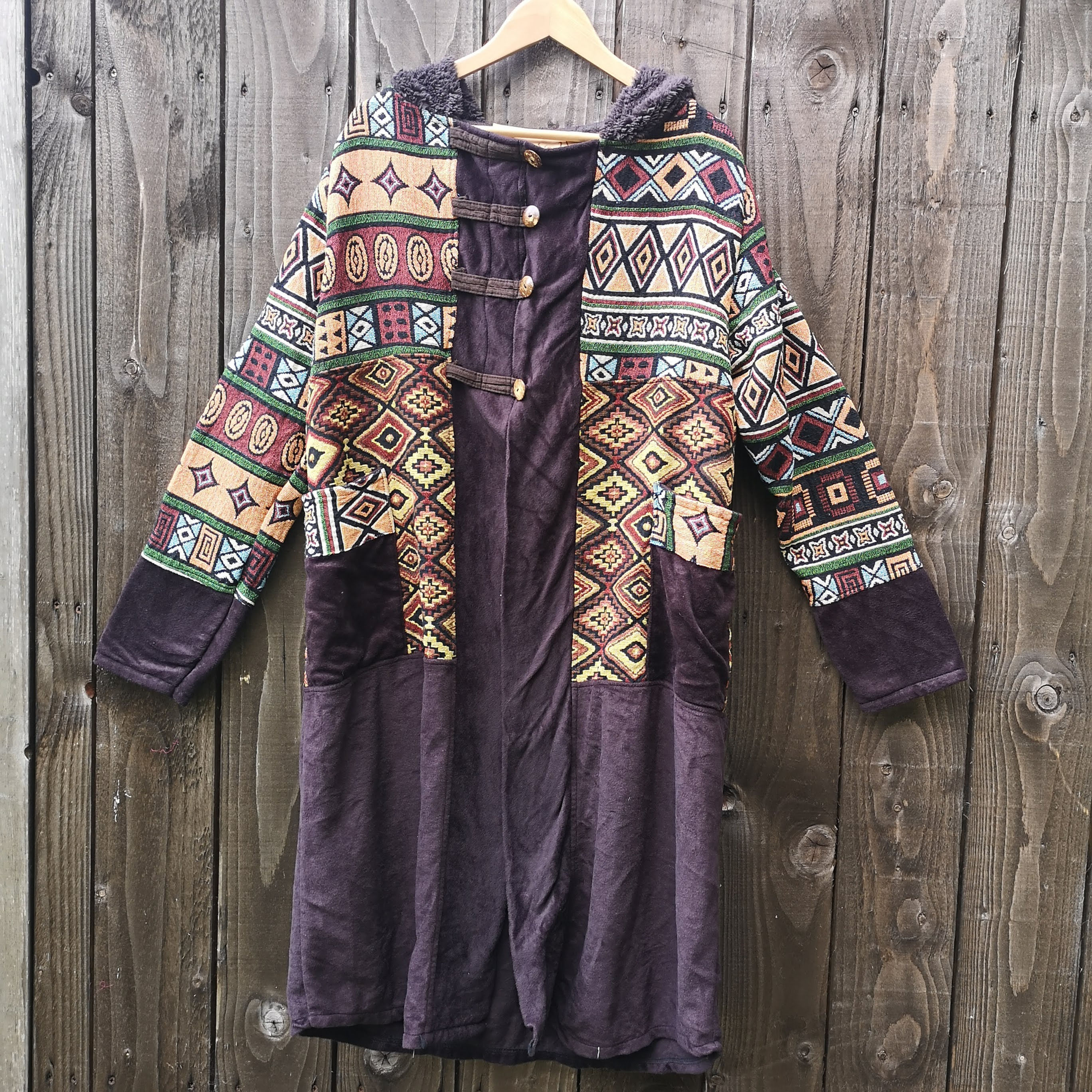 Brown Peruvian Pattern Coat
