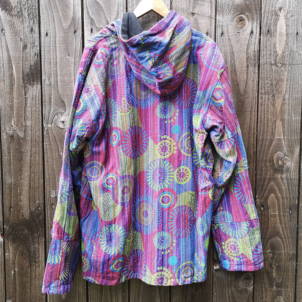 Thumbnail: Fleece Lined Swirls Coat