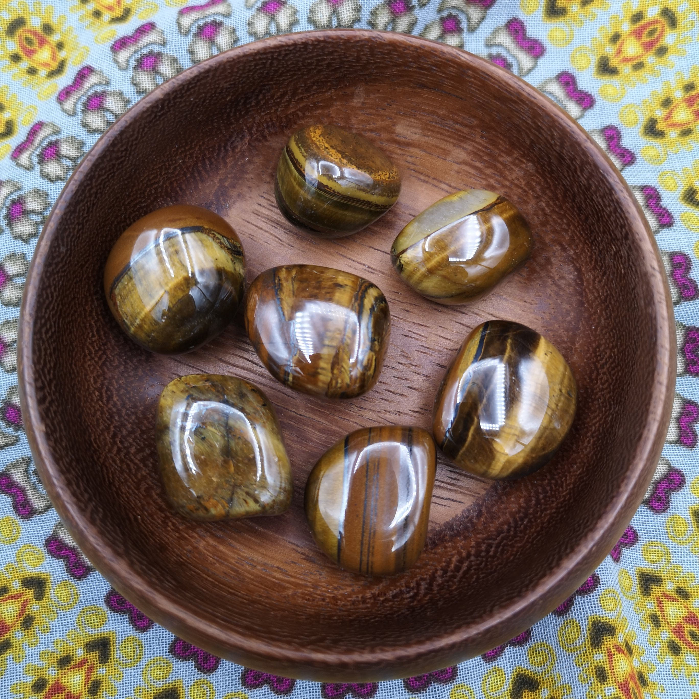 Tiger Eye Tumble Stone