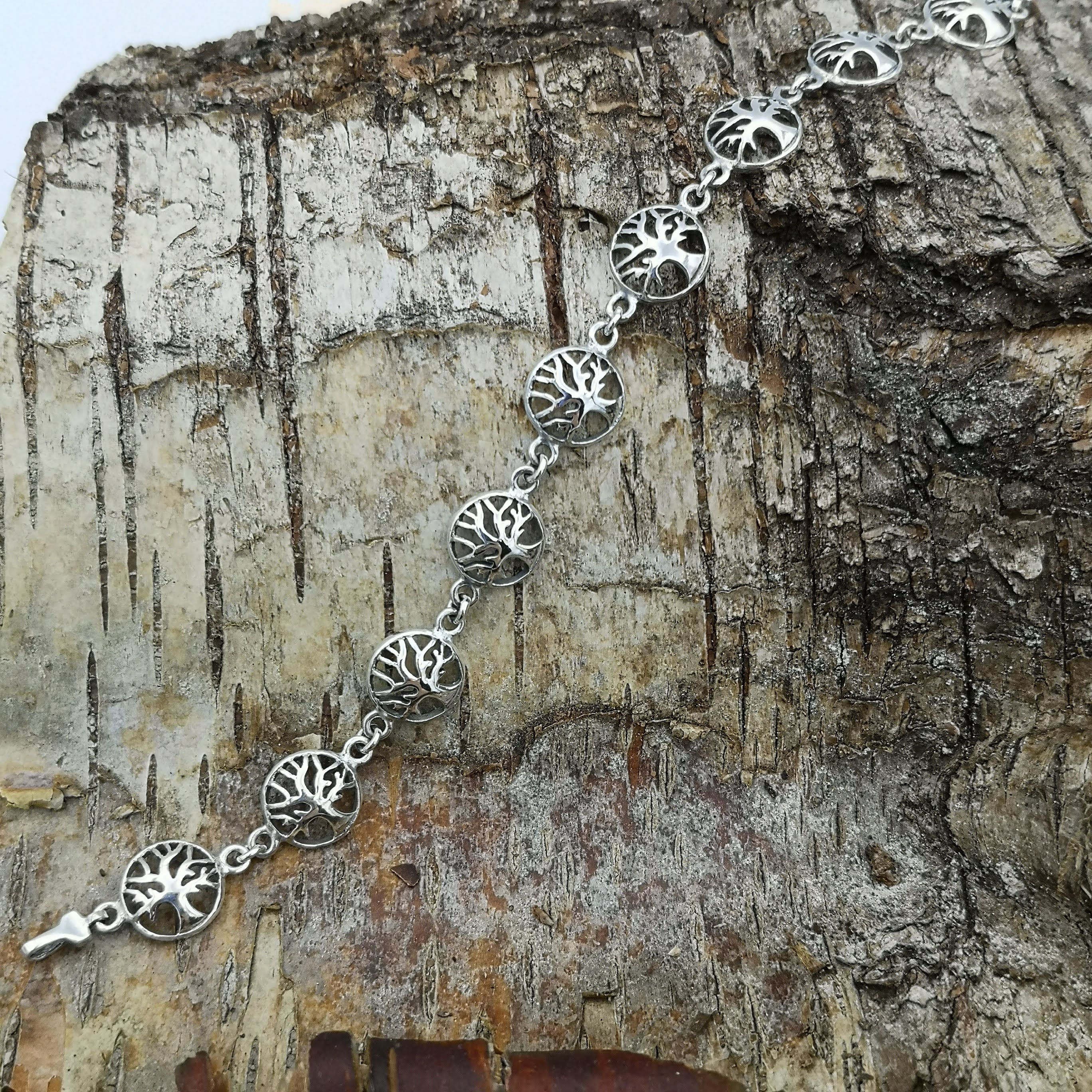 Silver Tree of Life Bracelet