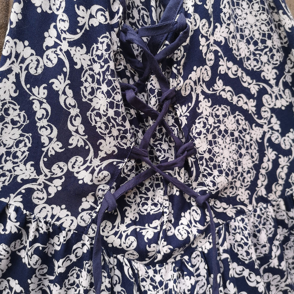 Thumbnail: Blue Baroque Dress