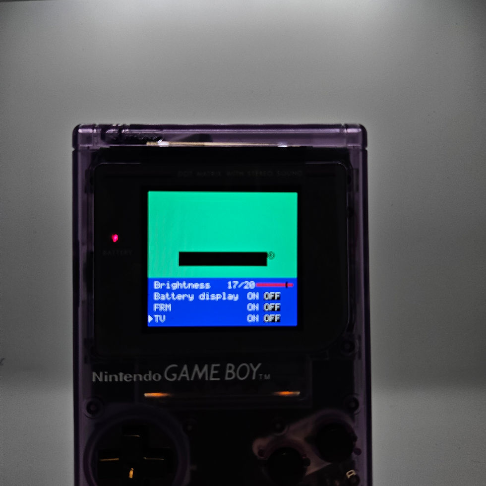 Thumbnail: Nintendo GameBoy dmg Clear purple tv out V5 ips screen console recapped  