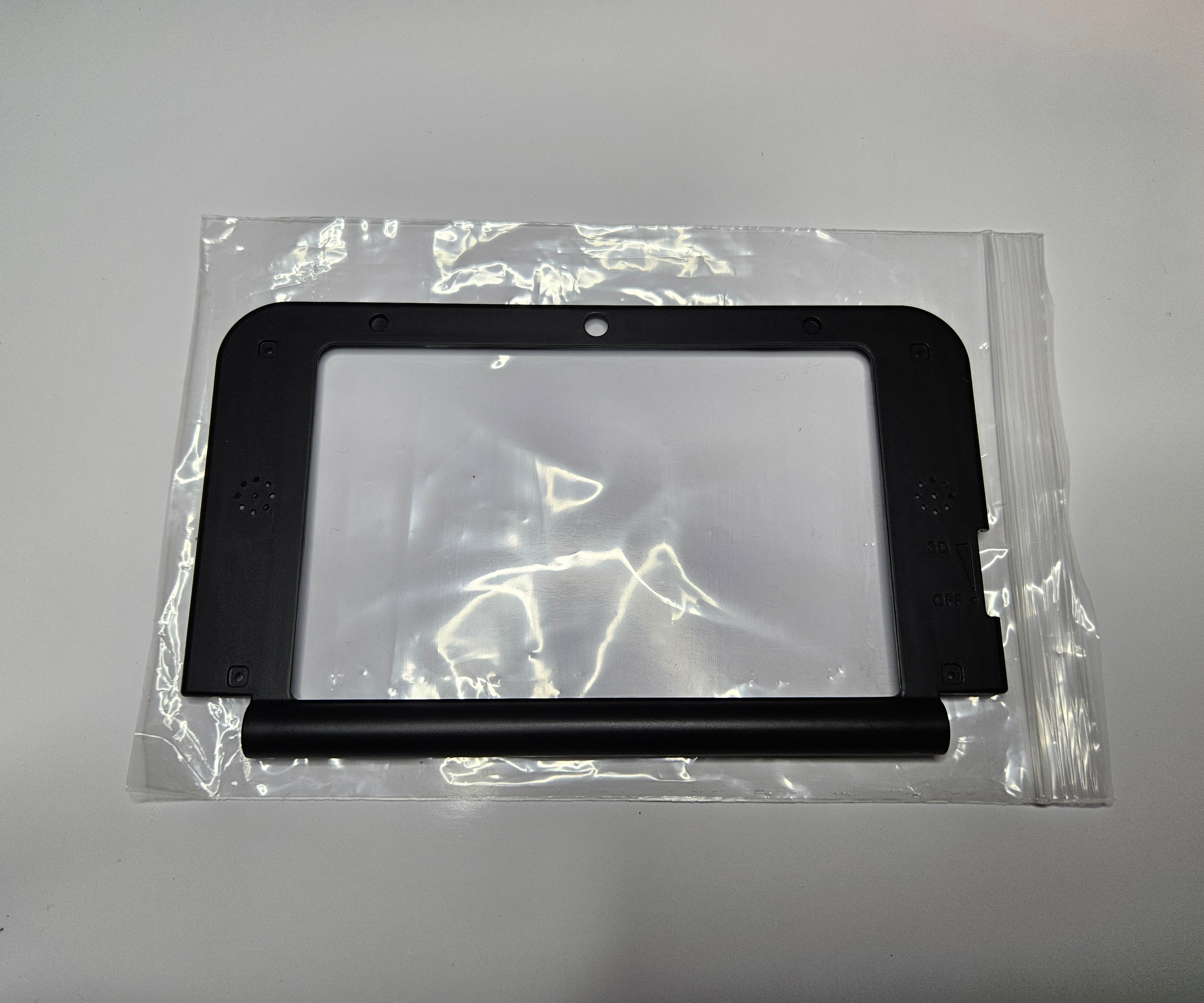 3ds xl top frame-black