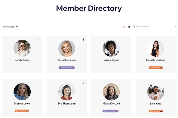 Member Directory Example