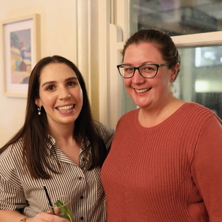 Women attendees networking