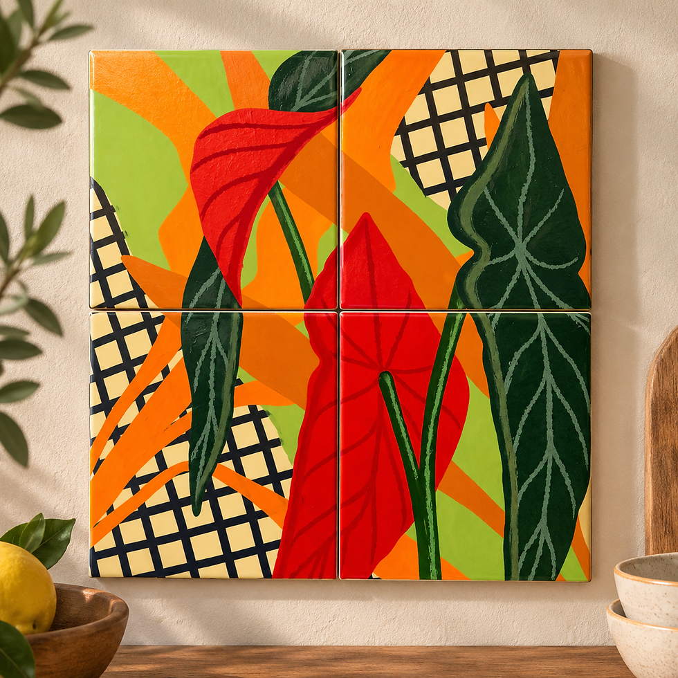 Workshop Pintura de Sobreposição em Azulejos