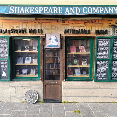 Miniatura fachada Shakespeare and Company