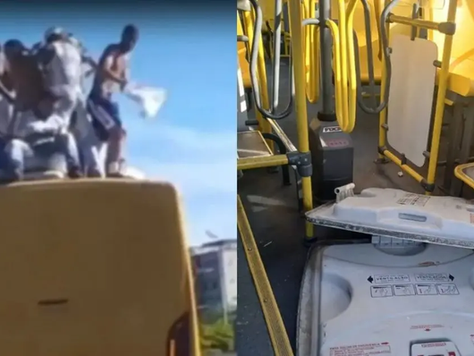 Torcedores do Bahia vandalizam ônibus em Salvador e Semob repudia: "Serão responsabilizados em esfera criminal"