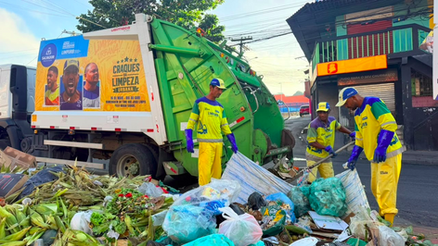 Limpurb retoma atividades e intensifica limpeza urbana após fim da paralisação dos garis e margaridas
