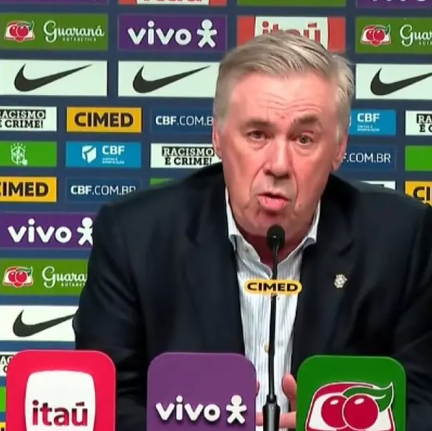 Com presença de Luciano Juba, Vitor Roque e Fabinho, Ancelotti explica novidades na convocação