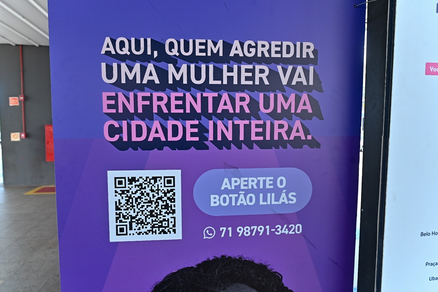 Salvador amplia acesso ao Botão Lilás em estações do BRT para atendimento a mulheres vítimas de violência