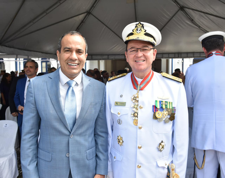 Prefeito Bruno Reis destaca parceria de Salvador com a Marinha durante cerimônia de transmissão de cargo no Comando do 2º Distrito Naval