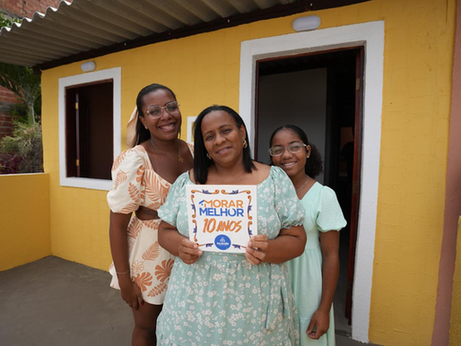 Morar Melhor entrega mais 100 casas reformadas no Alto do Cabrito e totaliza 400 lares beneficiados na localidade