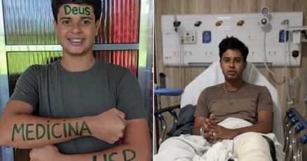 Baiano que passou em 1º lugar em Medicina na USP é internado na UTI